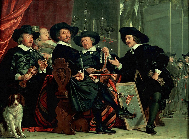 Governors of the Archers Civic Guild of Amsterdam 1653   attributed to Bartholomeus van der Helst (1613-1670)  Musee du Louvre Paris  Inv. 1332